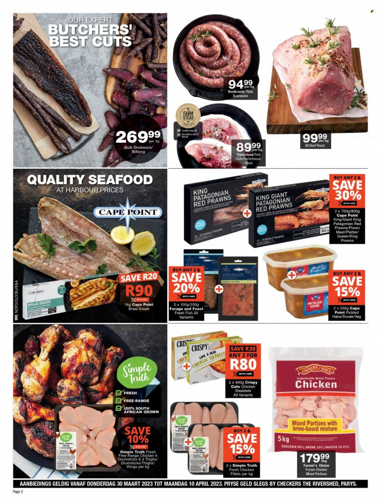 Checkers specials - 30/03/2023 - 10/04/2023. Page 2