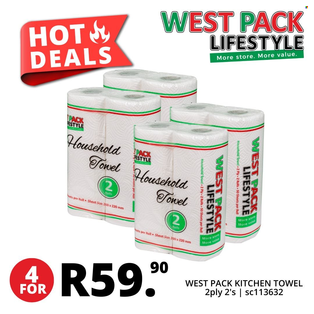 West Pack Lifestyle specials. Page 1