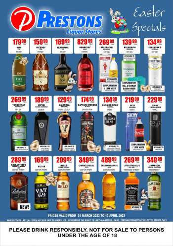 Prestons Liquor Stores catalogue  - 31/03/2023 - 13/04/2023.
