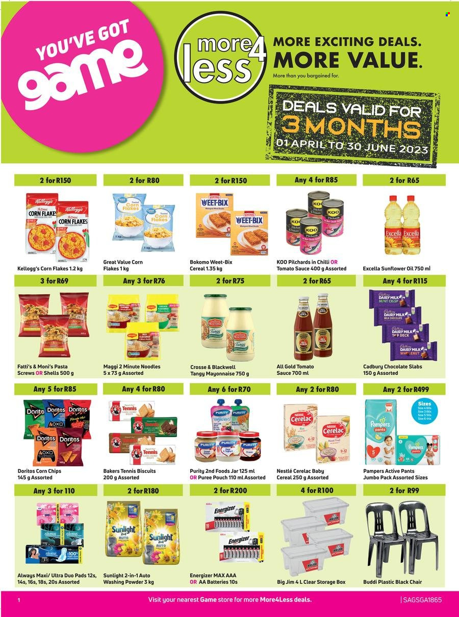 Game specials. Page 1