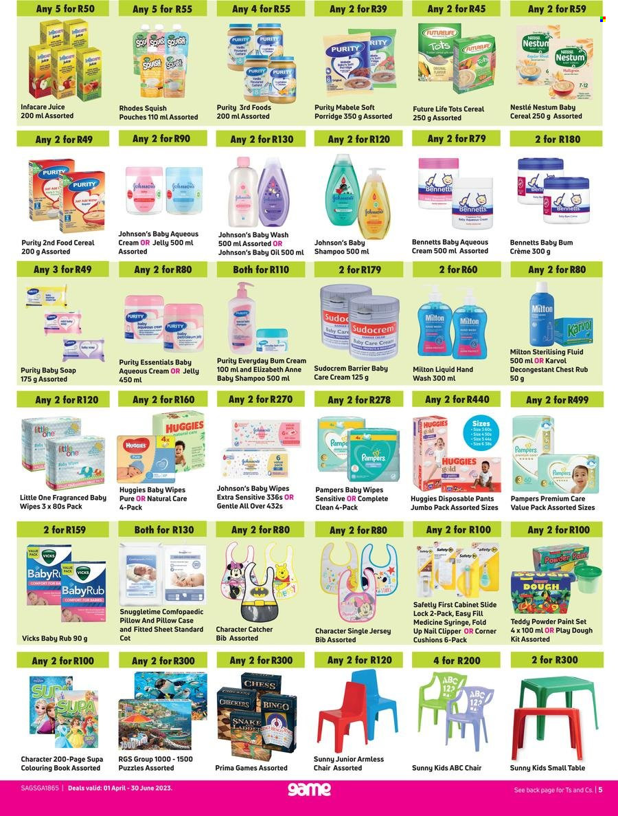 Game specials. Page 5