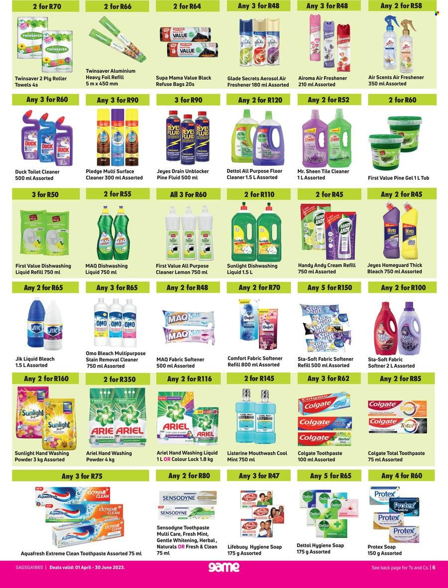 Game specials. Page 6