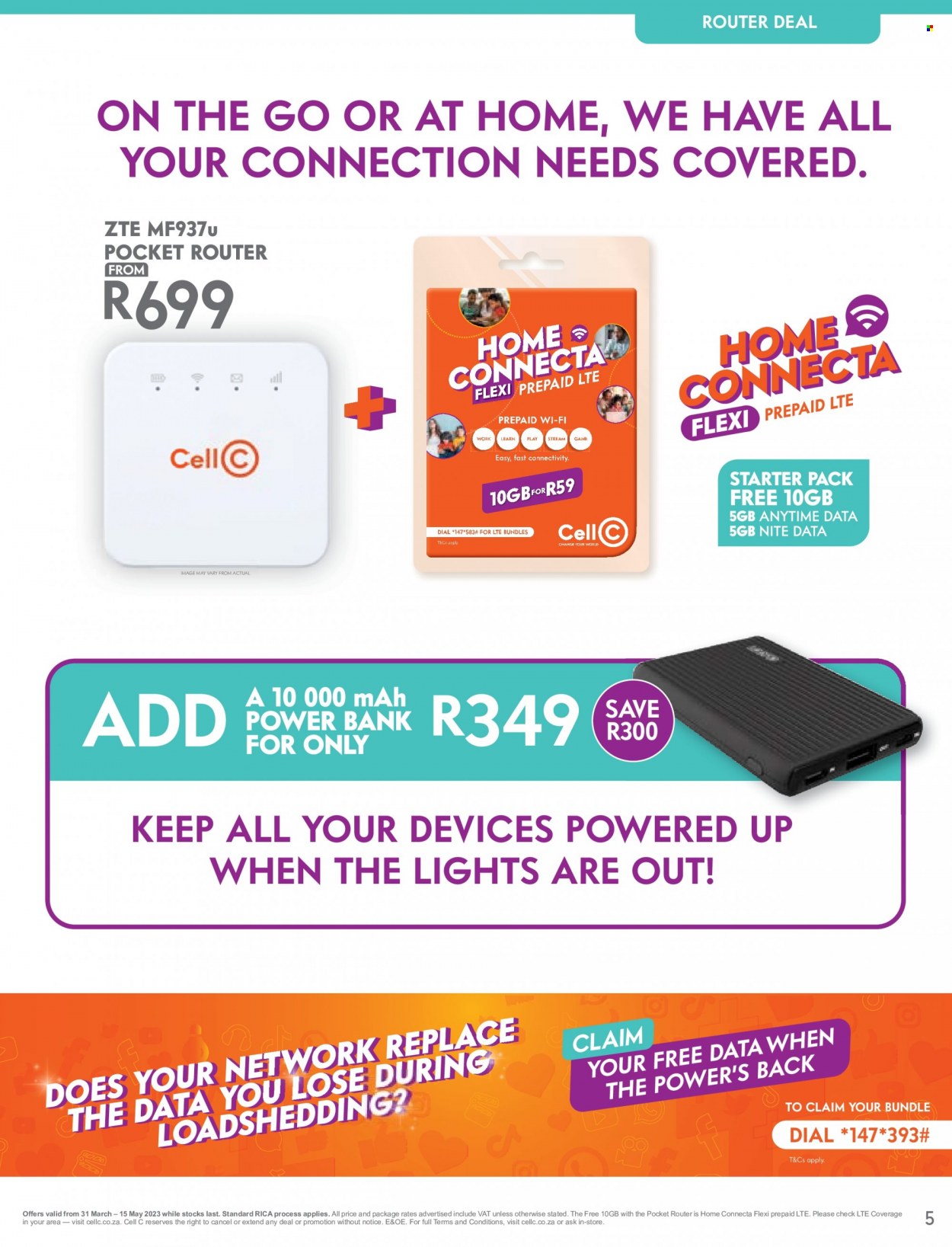Cell C specials - 01/04/2023 - 15/05/2023. Page 5