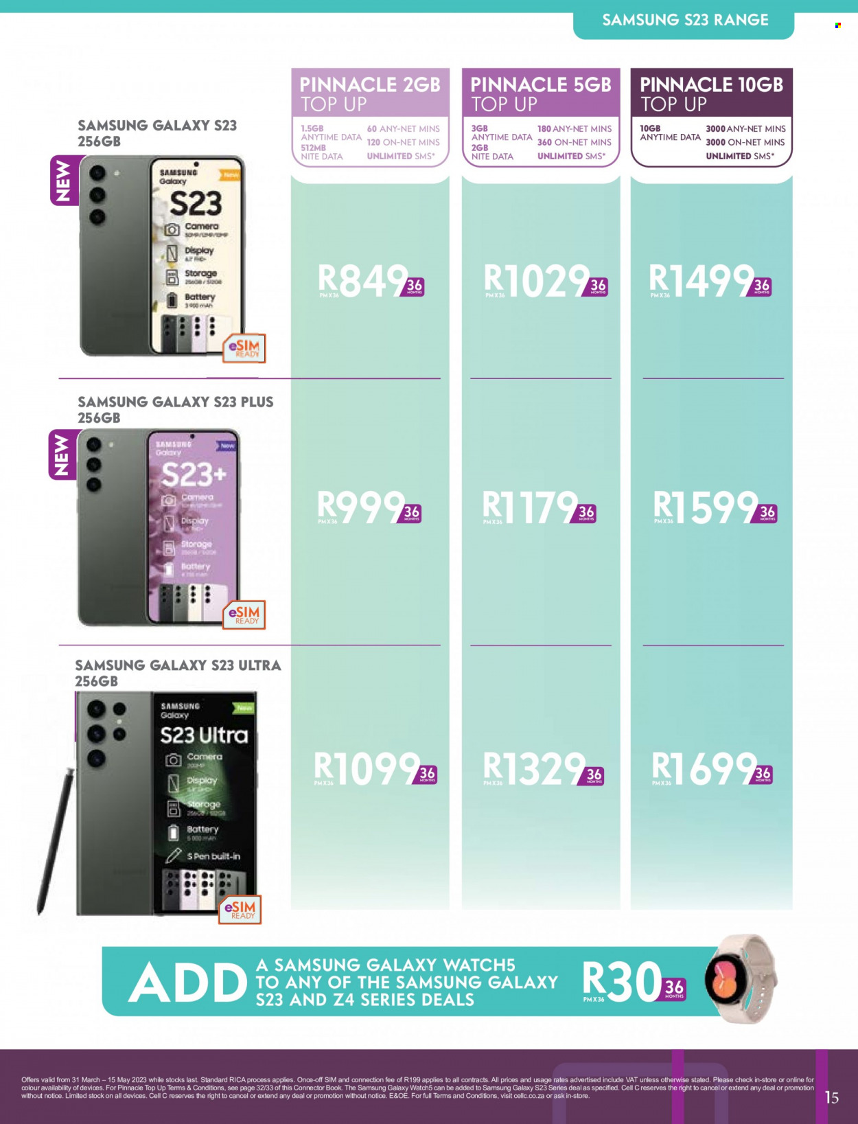 Cell C specials - 01/04/2023 - 15/05/2023. Page 15