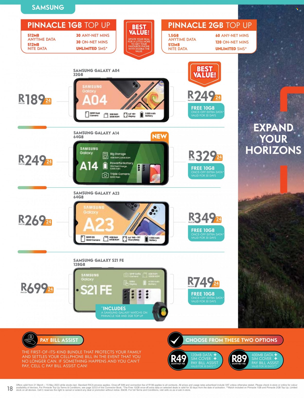Cell C specials - 01/04/2023 - 15/05/2023. Page 18