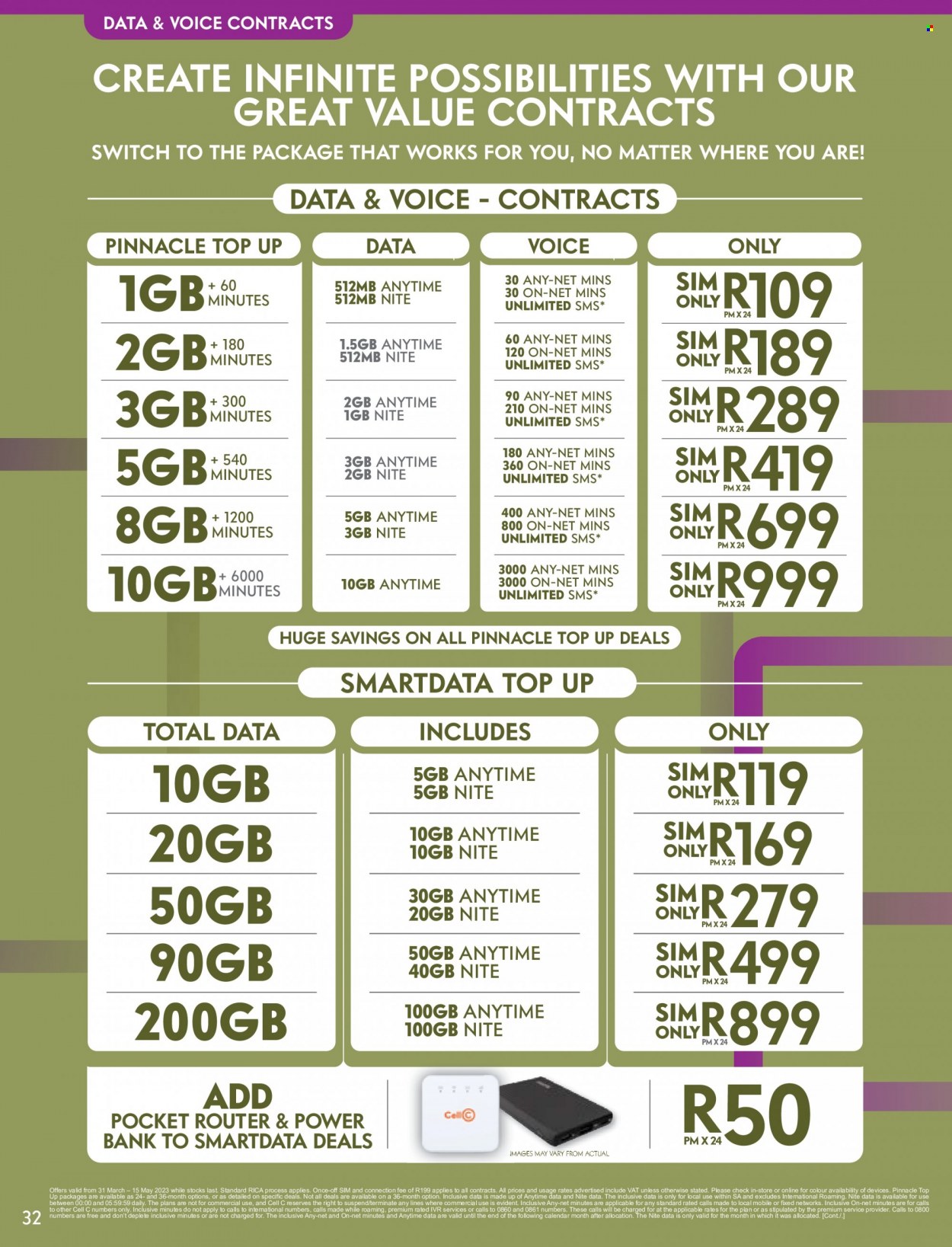 Cell C specials - 01/04/2023 - 15/05/2023. Page 32