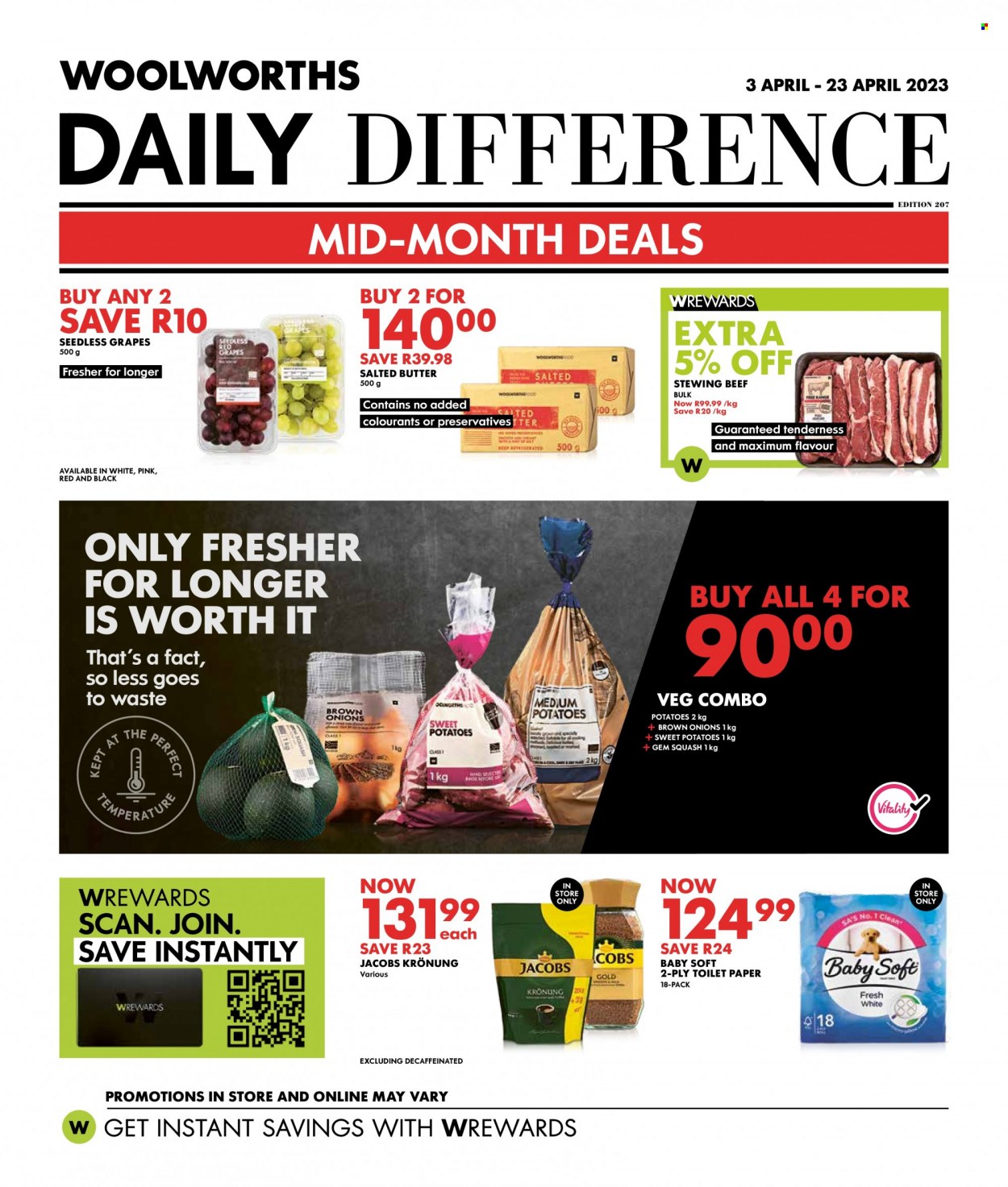 Woolworths specials - 03/04/2023 - 23/04/2023. Page 1