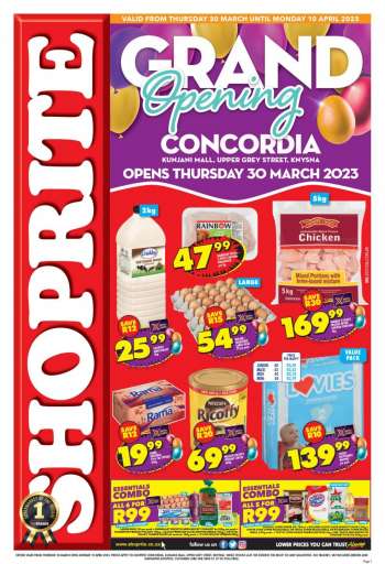 Shoprite catalogue  - 30/03/2023 - 10/04/2023.