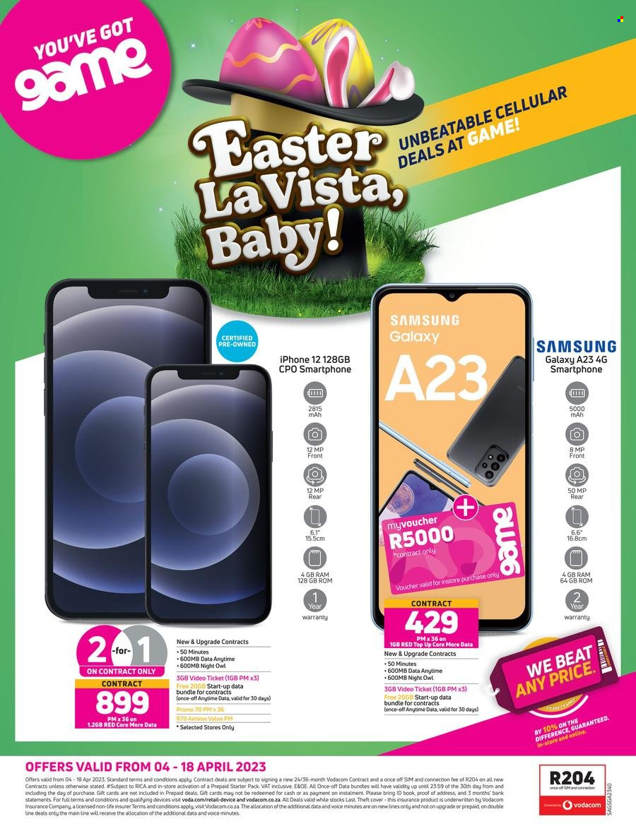 Game specials - 04/04/2023 - 18/04/2023. Page 1