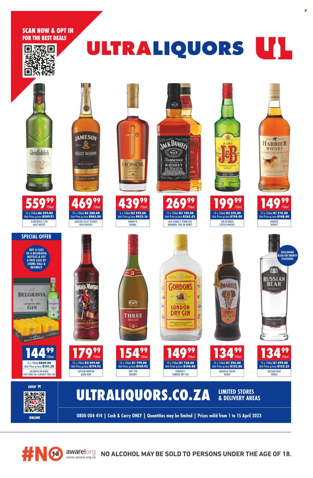 Ultra Liquors specials - 01/04/2023 - 15/04/2023. Page 1