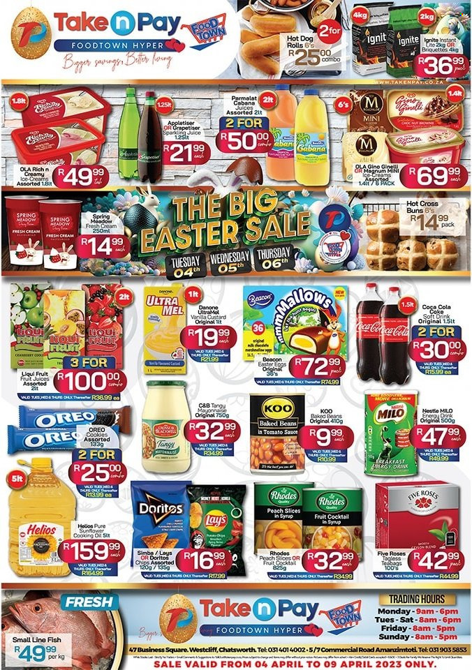 Take n Pay specials - 04/04/2023 - 09/04/2023. Page 1