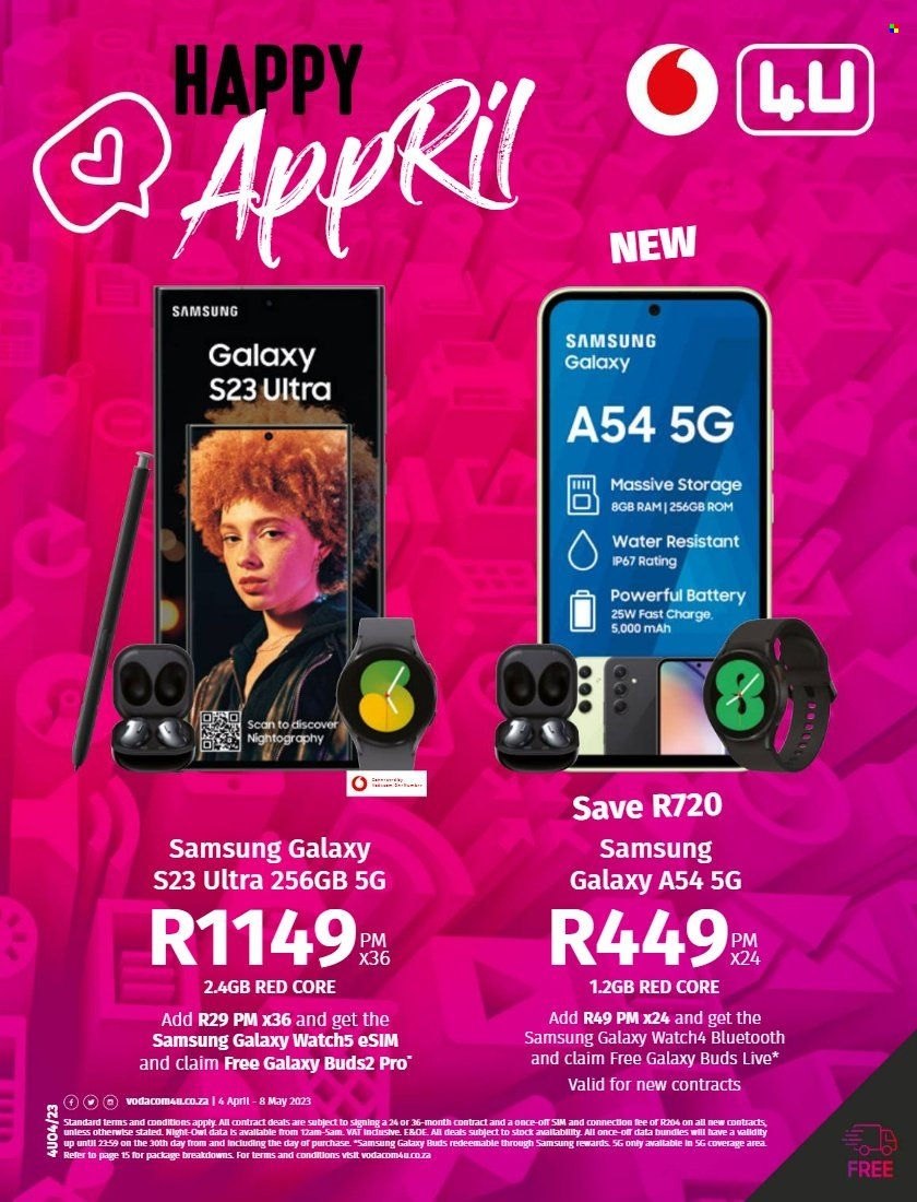 Vodacom specials - 04/04/2023 - 08/05/2023. Page 1