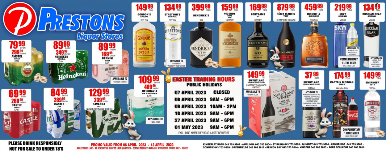 Prestons Liquor Stores specials - 06/04/2023 - 13/04/2023. Page 1