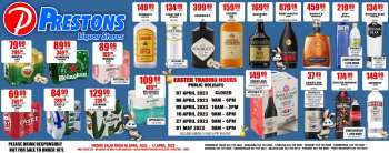 Prestons Liquor Stores catalogue  - 06/04/2023 - 13/04/2023.