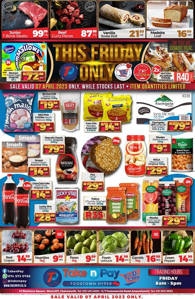 Take n Pay specials - 07/04/2023 - 07/04/2023. Page 1