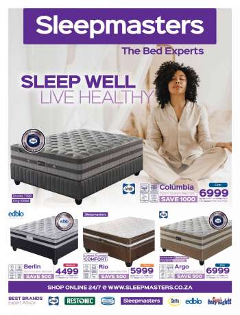 Sleepmasters catalogue  - 11/04/2023 - 07/05/2023.
