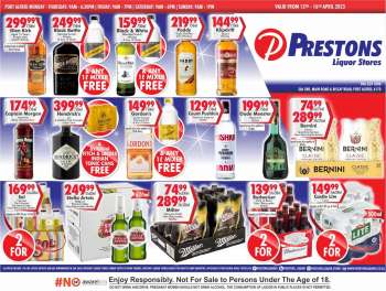 Prestons Liquor Stores catalogue  - 13/04/2023 - 16/04/2023.