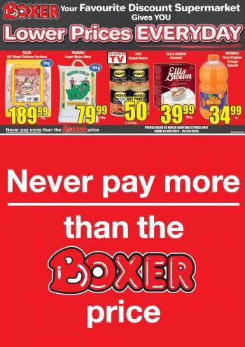 Boxer catalogue  - 13/04/2023 - 16/04/2023.