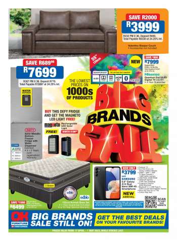 OK Furniture catalogue  - 17/04/2023 - 01/05/2023.