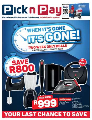 Pick n Pay Hypermarket catalogue  - 17/04/2023 - 30/04/2023.