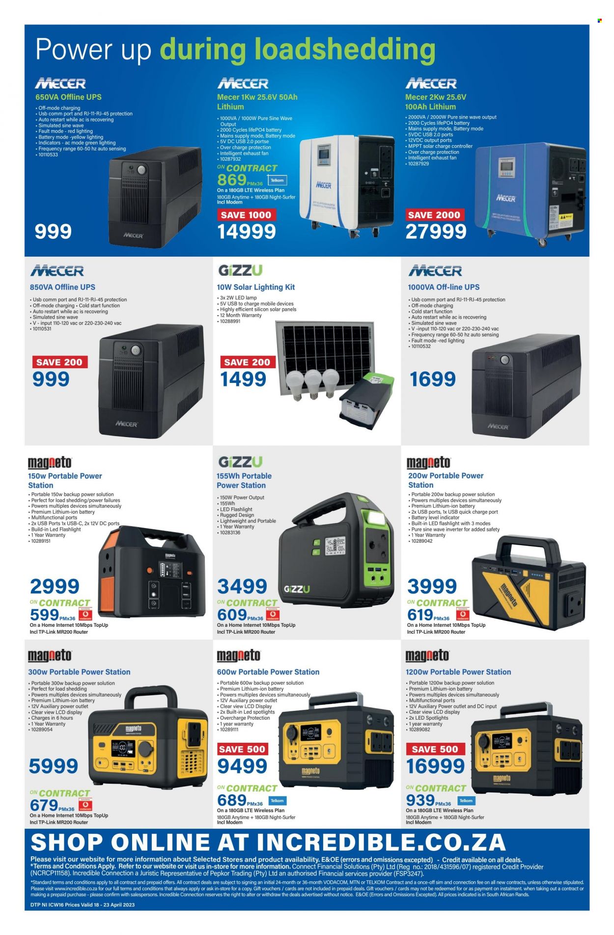 Incredible Connection specials - 18/04/2023 - 23/04/2023. Page 12