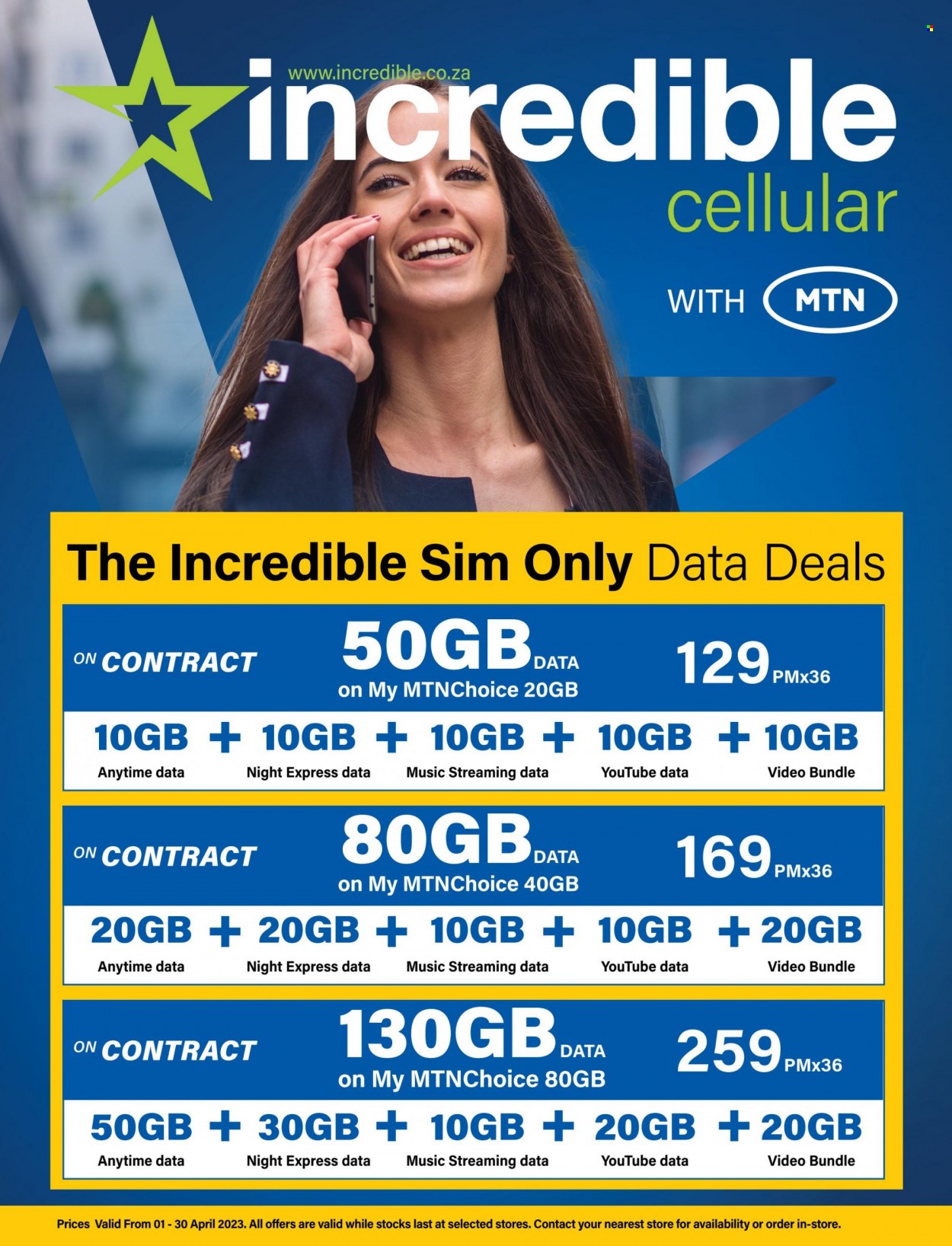 Incredible Connection specials - 01/04/2023 - 30/04/2023. Page 1