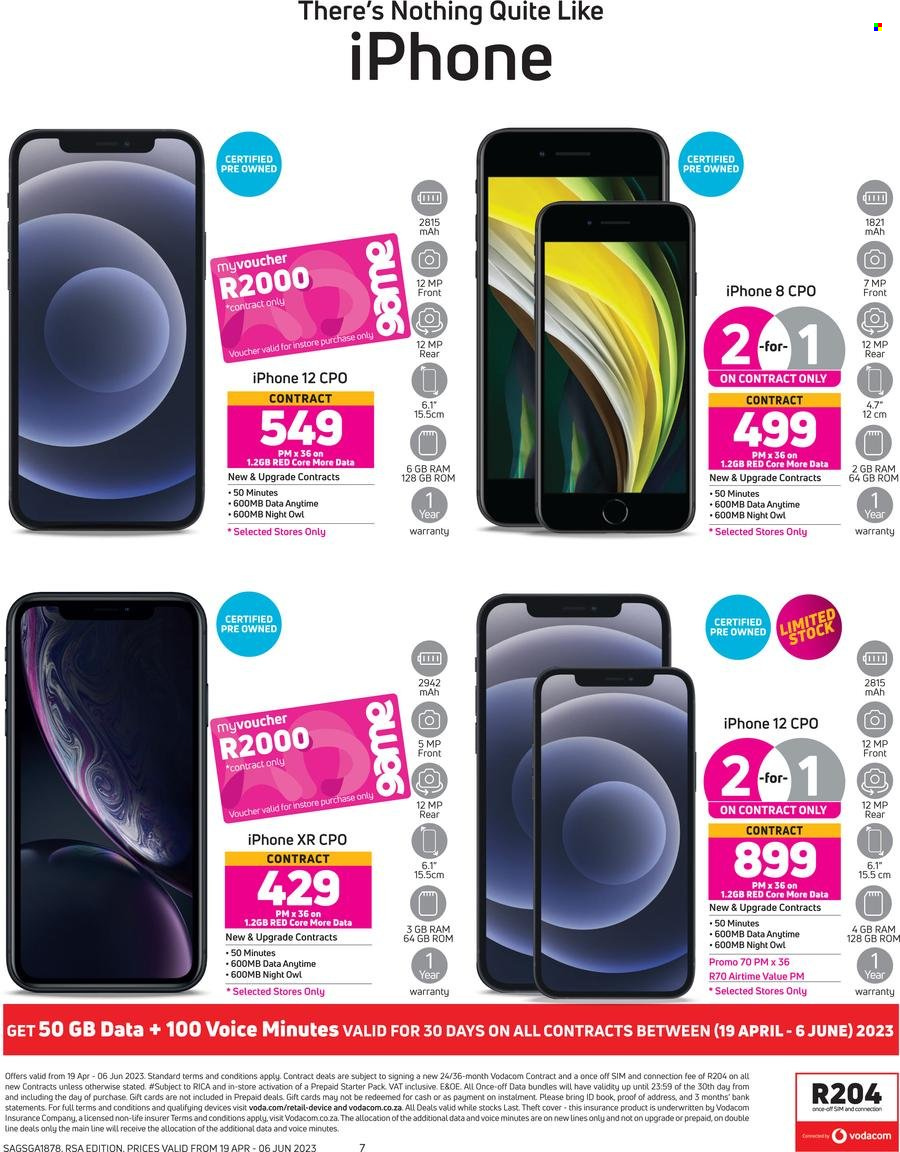 Game specials. Page 7