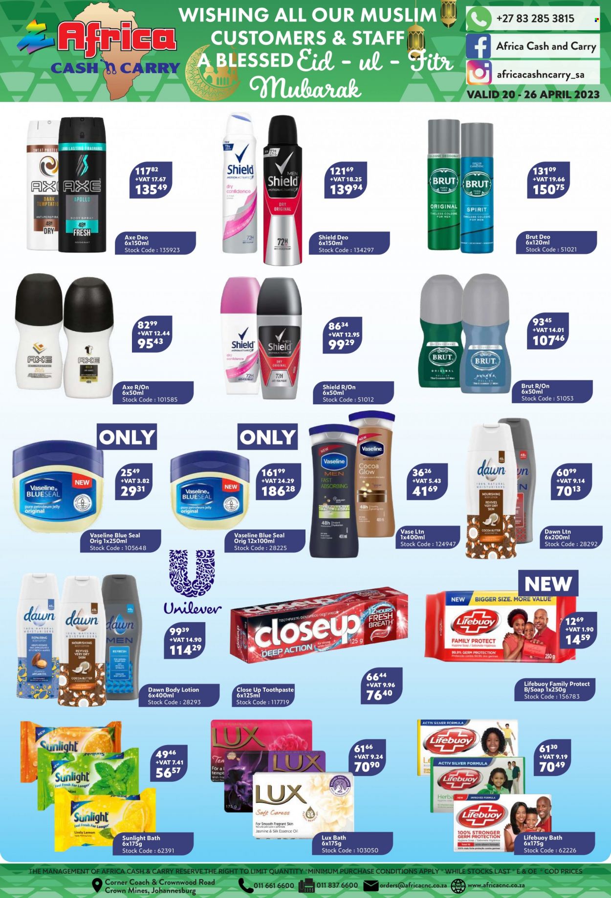 Africa Cash & Carry specials - 20/04/2023 - 26/04/2023. Page 1