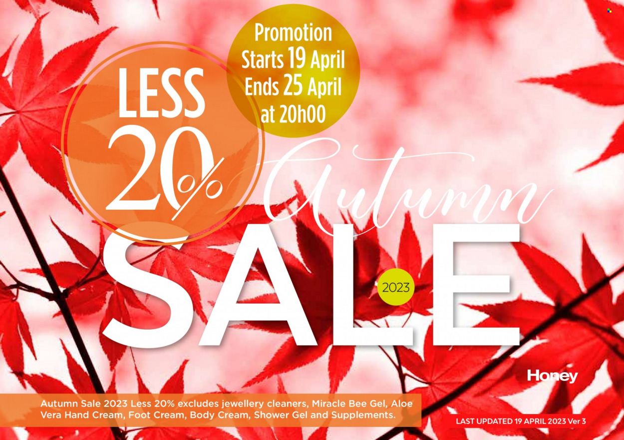 Honey specials - 19/04/2023 - 25/04/2023. Page 1