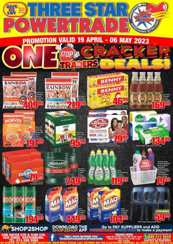 Three Star Cash and Carry catalogue  - 19/04/2023 - 06/05/2023.