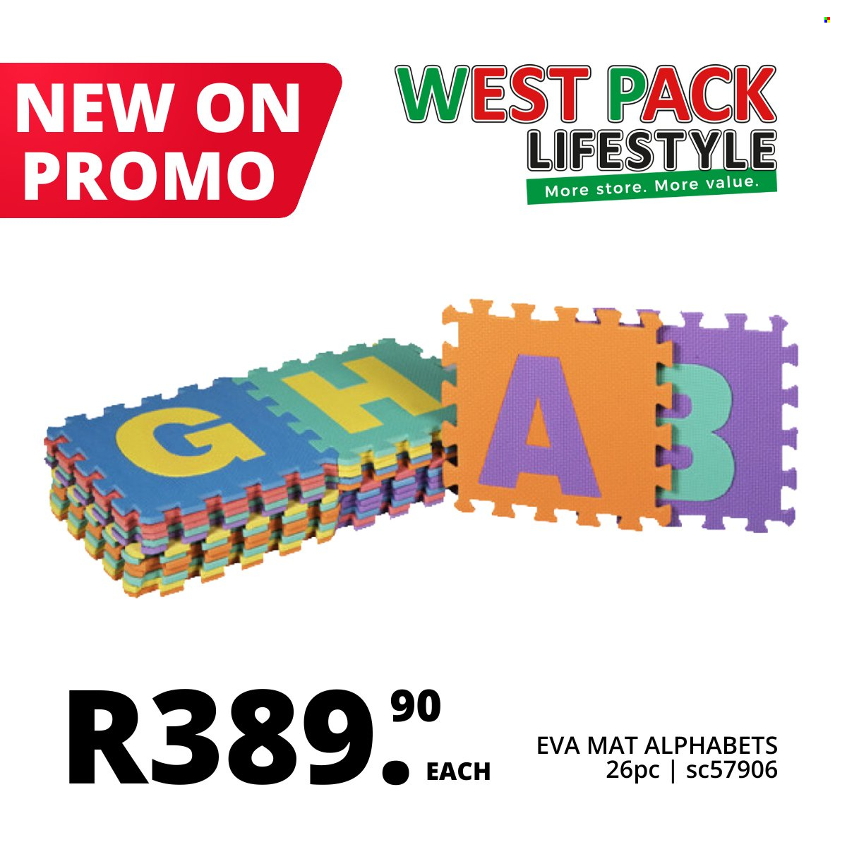 West Pack Lifestyle specials. Page 1