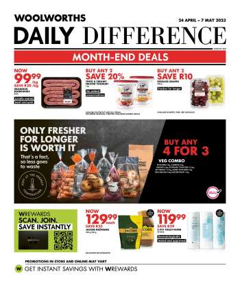 Woolworths catalogue  - 24/04/2023 - 07/05/2023.