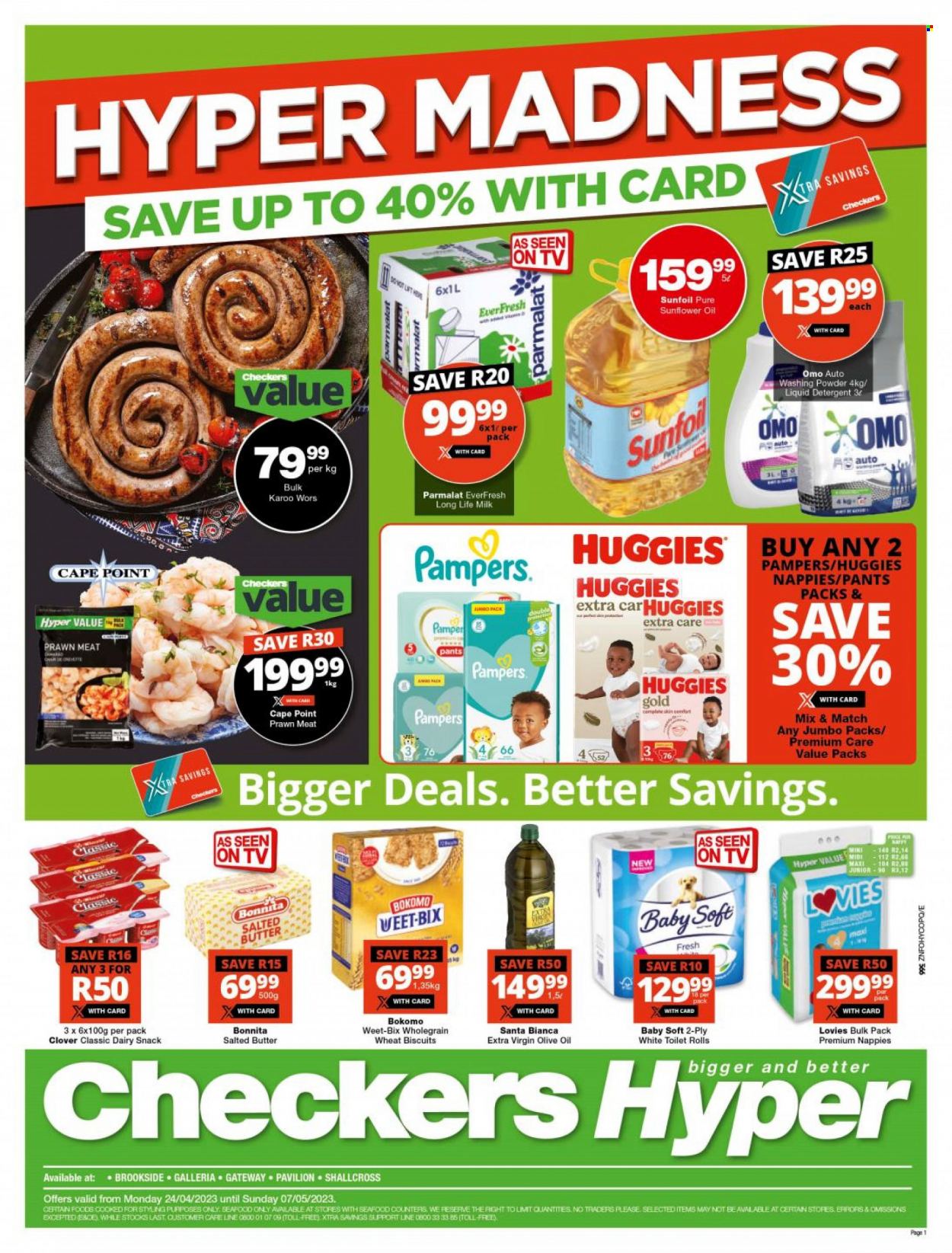 Checkers specials - 24/04/2023 - 07/05/2023. Page 1