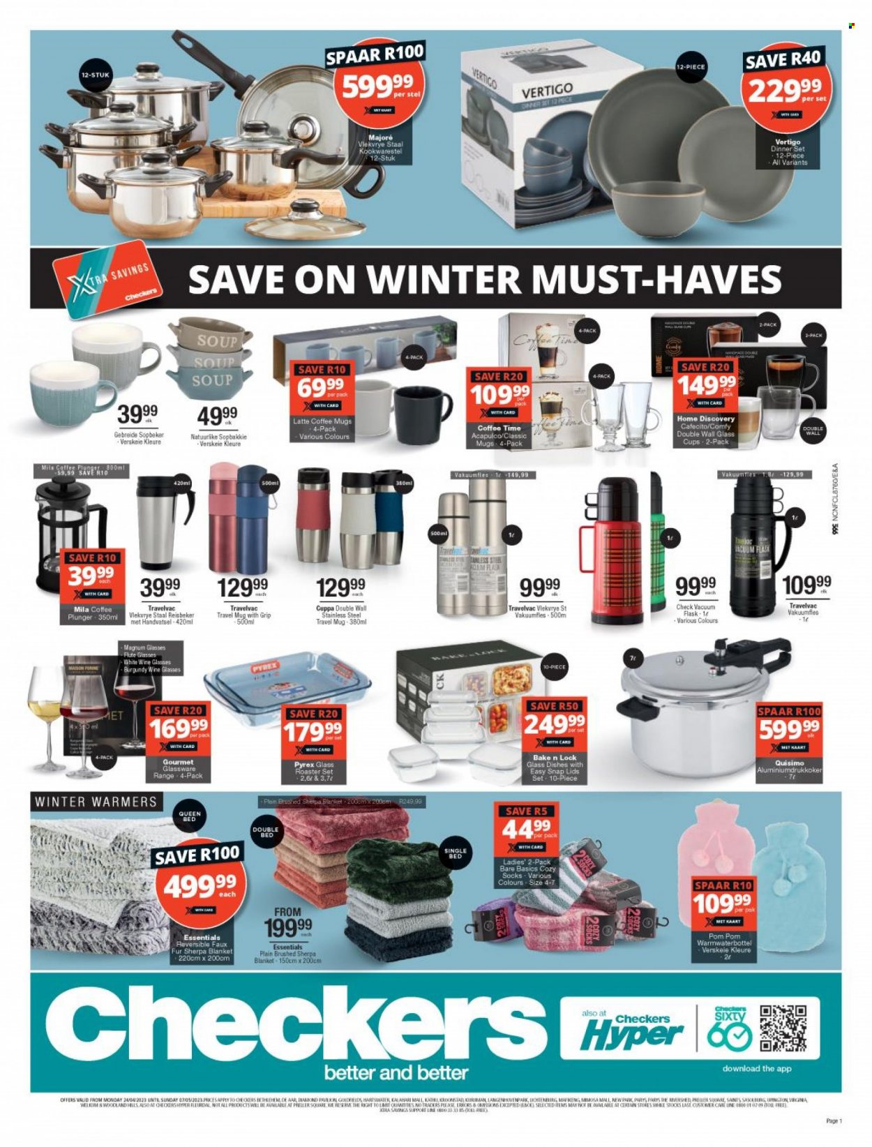 Checkers specials - 24/04/2023 - 07/05/2023. Page 1