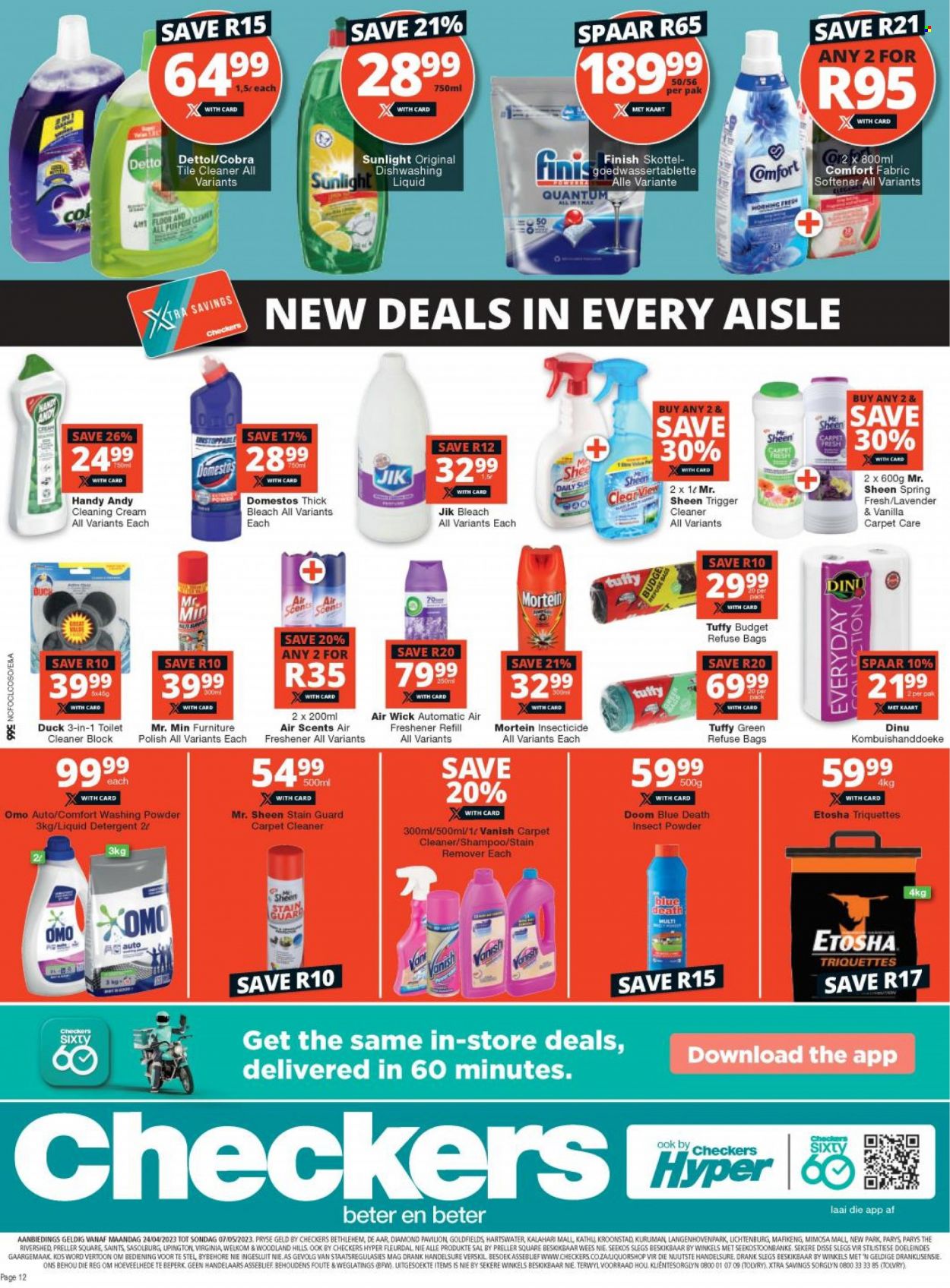 Checkers specials - 24/04/2023 - 07/05/2023. Page 12
