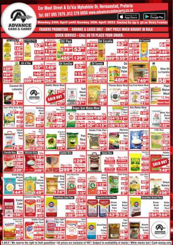 Advance Cash & Carry catalogue  - 24/04/2023 - 30/04/2023.