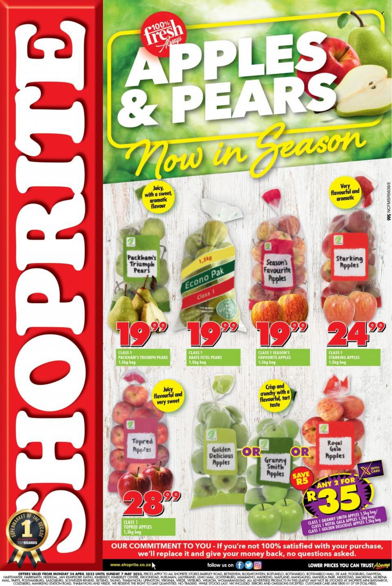 Shoprite specials - 24/04/2023 - 07/05/2023. Page 1