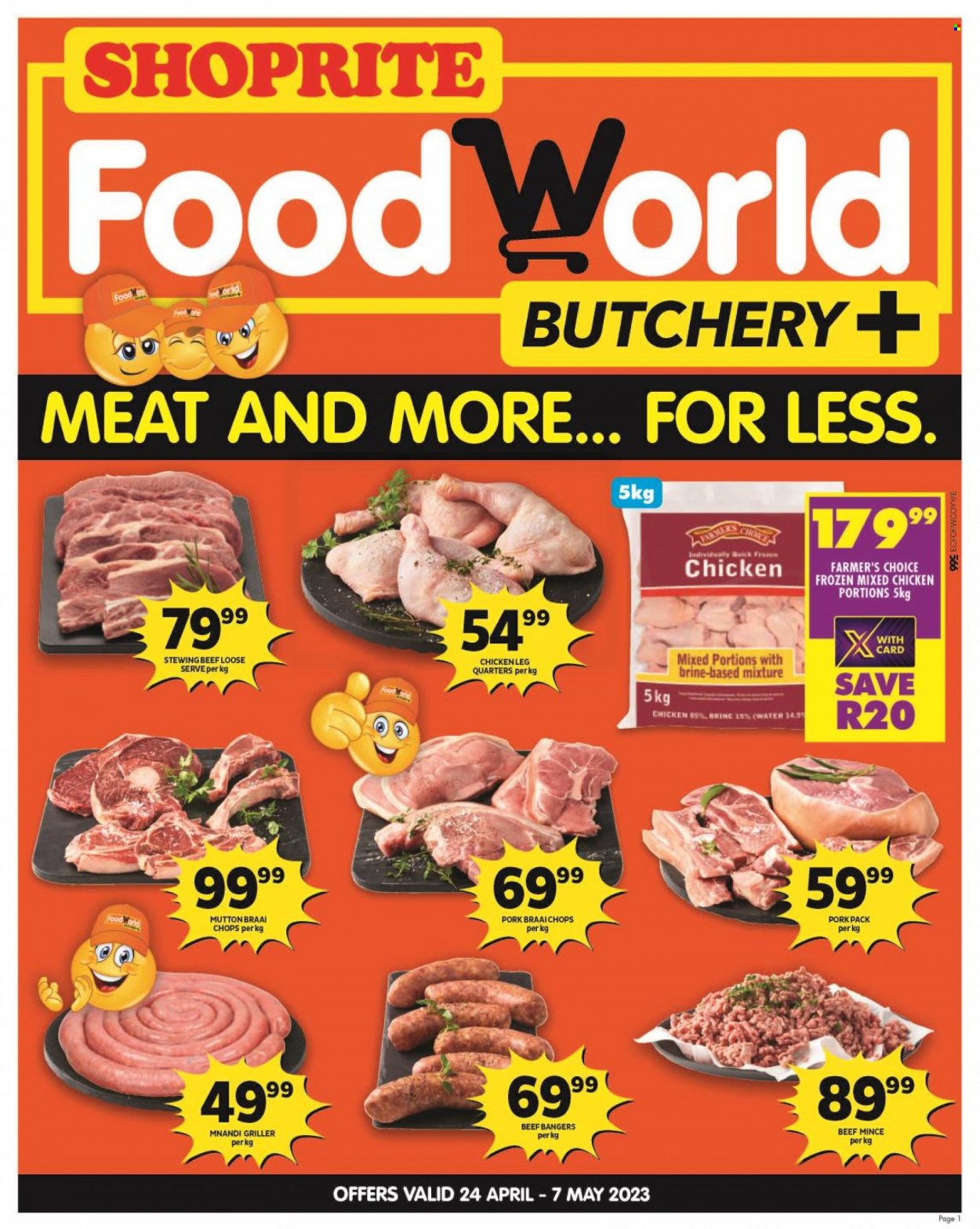 Shoprite specials - 24/04/2023 - 07/05/2023. Page 1