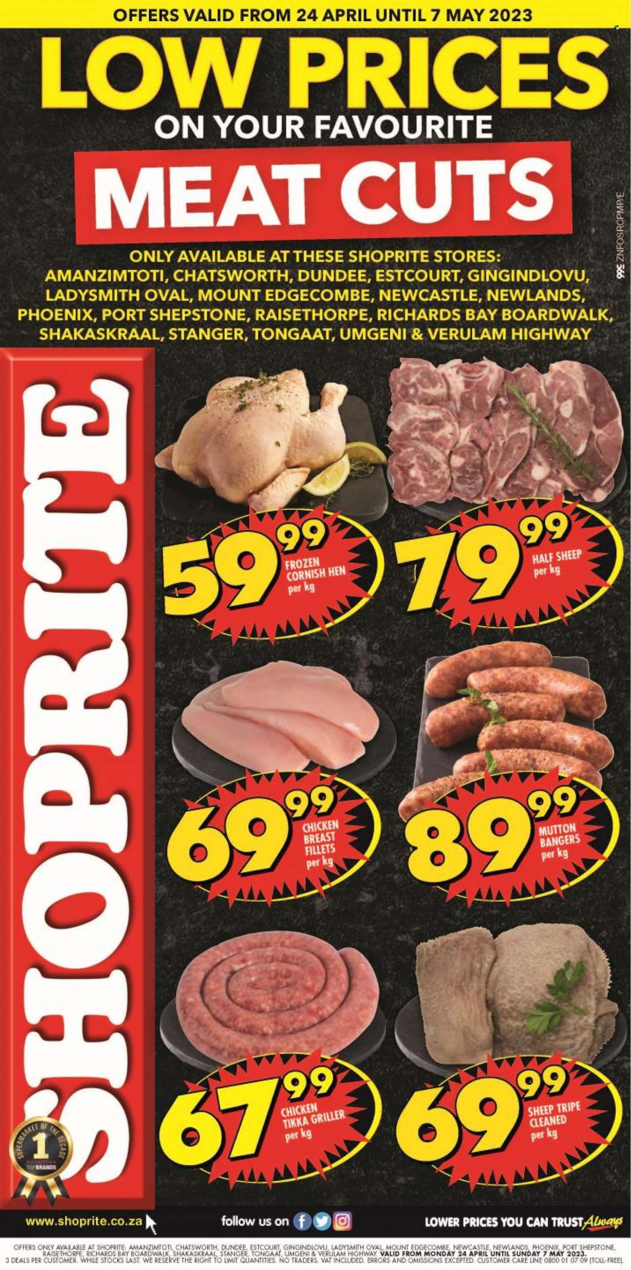Shoprite specials - 24/04/2023 - 07/05/2023. Page 1