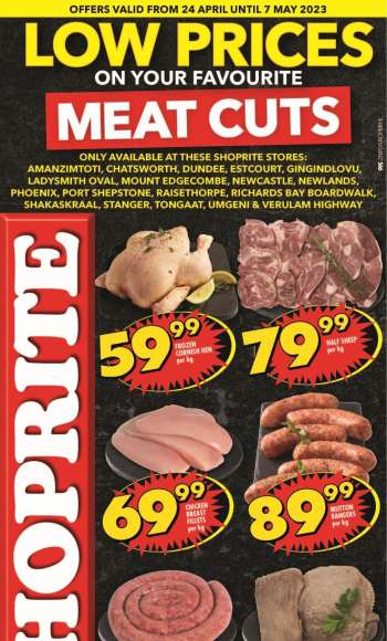 Shoprite catalogue  - 24/04/2023 - 07/05/2023.