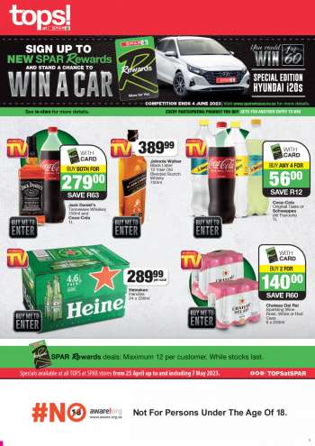 TOPS at SPAR catalogue  - 25/04/2023 - 07/05/2023.