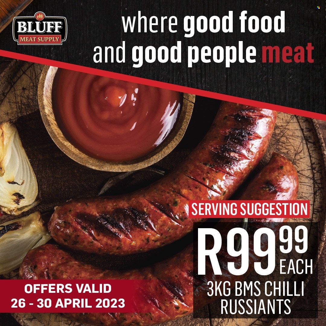 Bluff Meat Supply specials - 26/04/2023 - 30/04/2023. Page 7