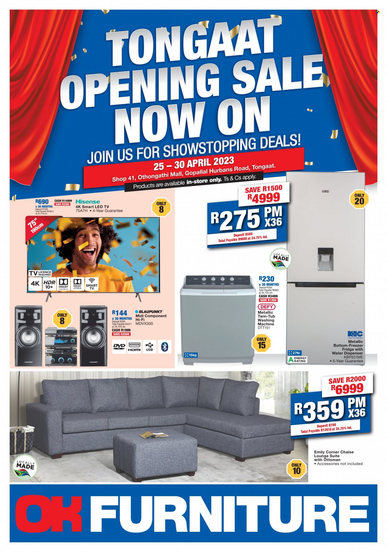 OK Furniture specials - 25/04/2023 - 30/04/2023. Page 1