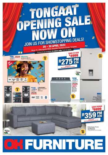 OK Furniture catalogue  - 25/04/2023 - 30/04/2023.