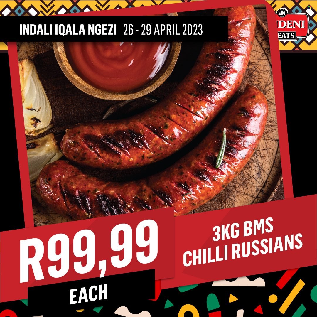 Mndeni Meats specials - 26/04/2023 - 29/04/2023. Page 9