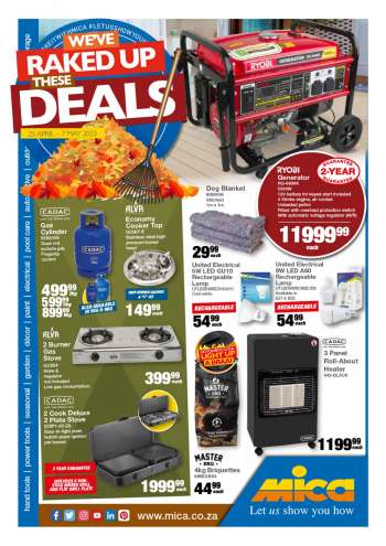 Mica catalogue  - 25/04/2023 - 07/05/2023.