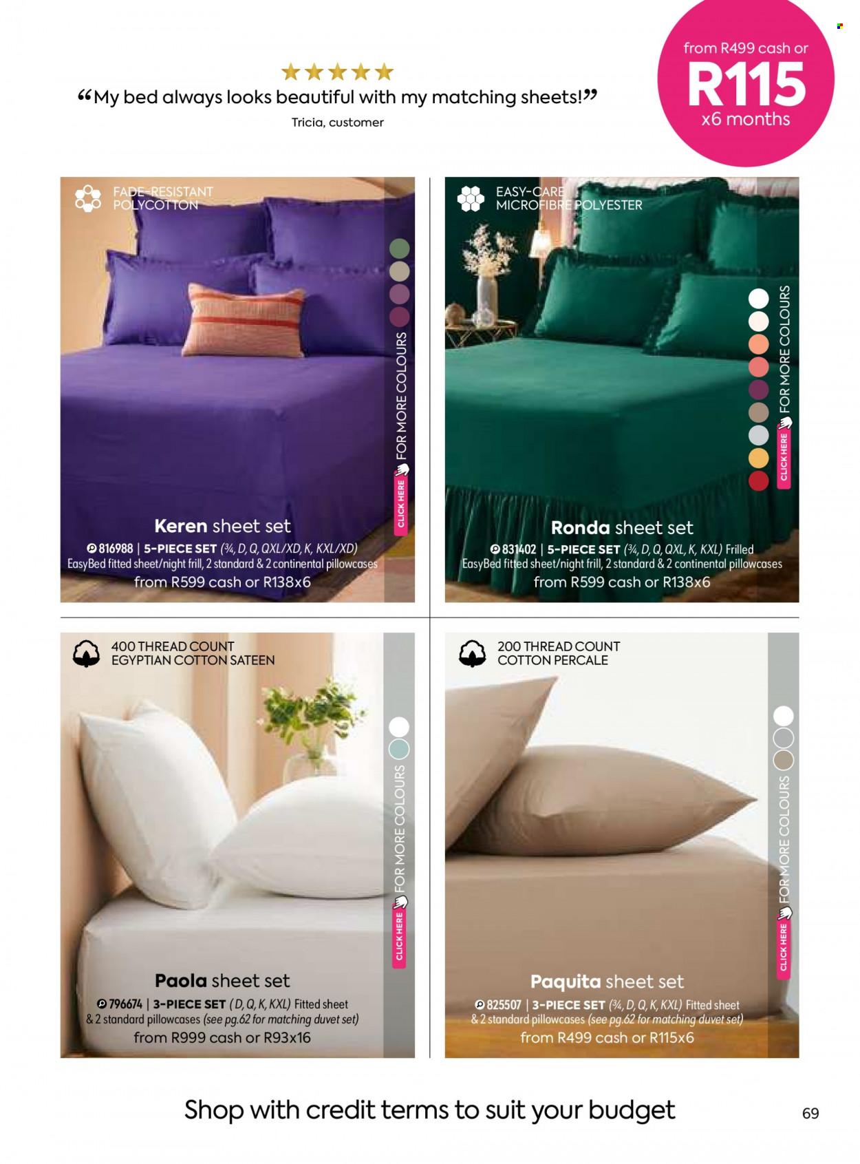 HomeChoice specials. Page 69