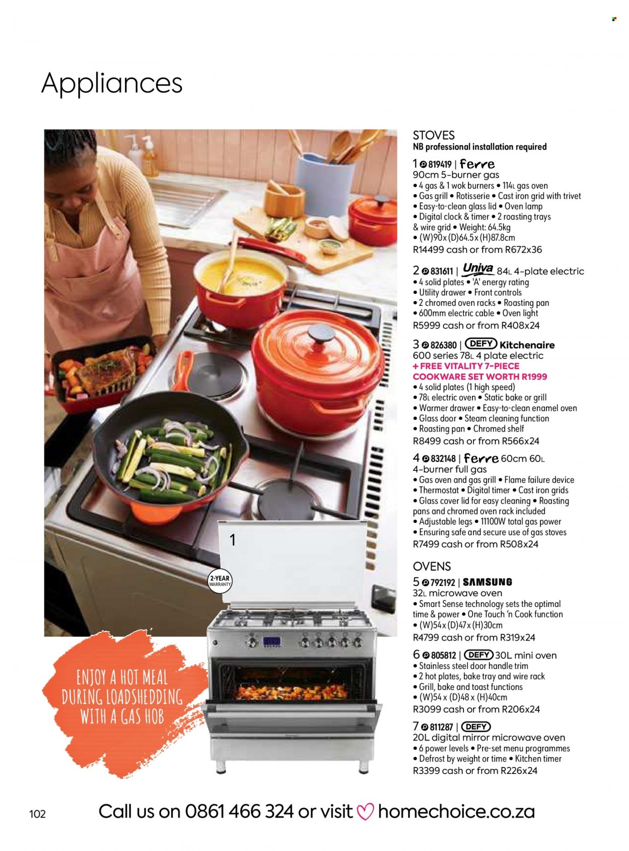 HomeChoice specials. Page 102