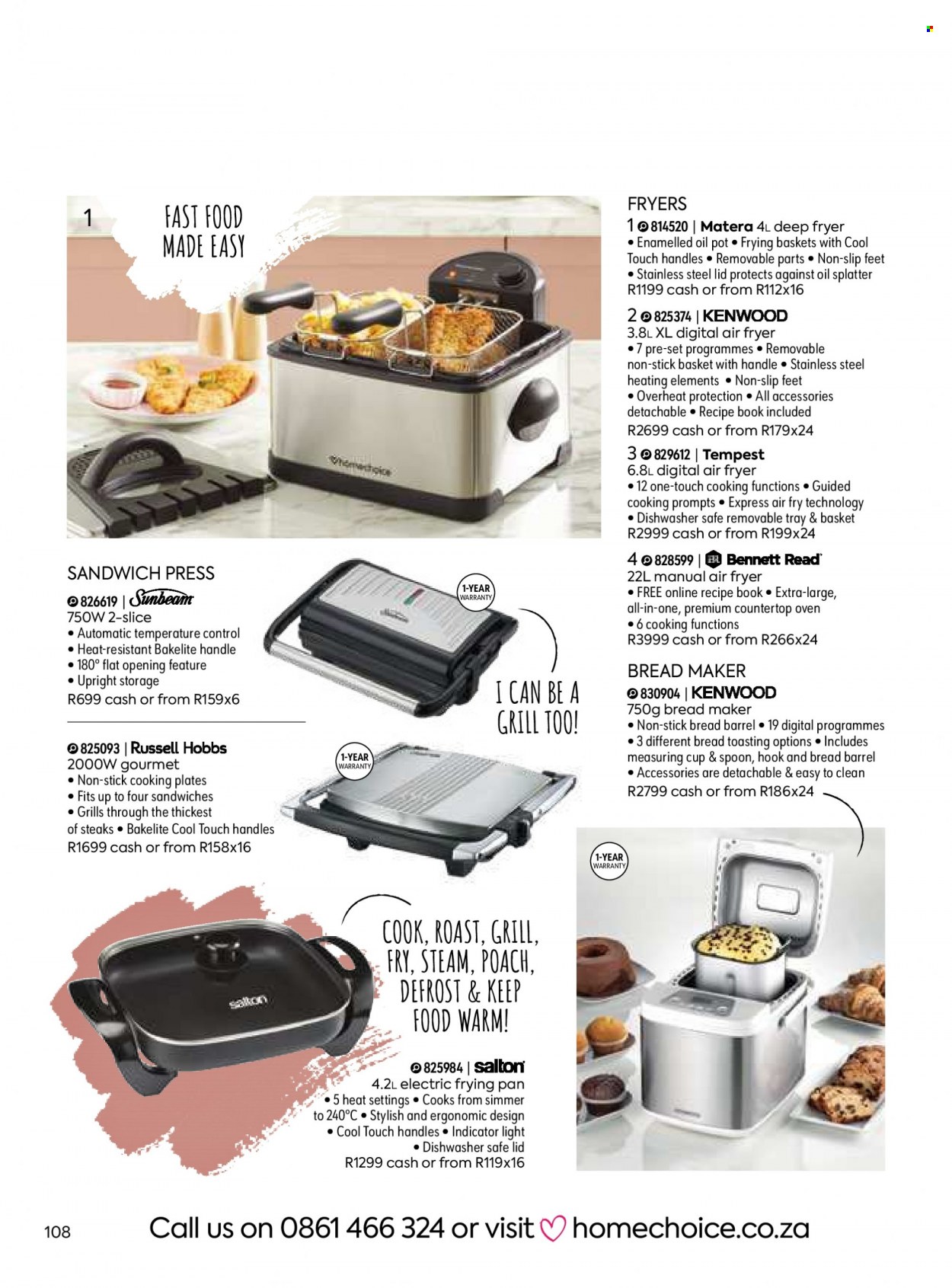 HomeChoice specials. Page 108