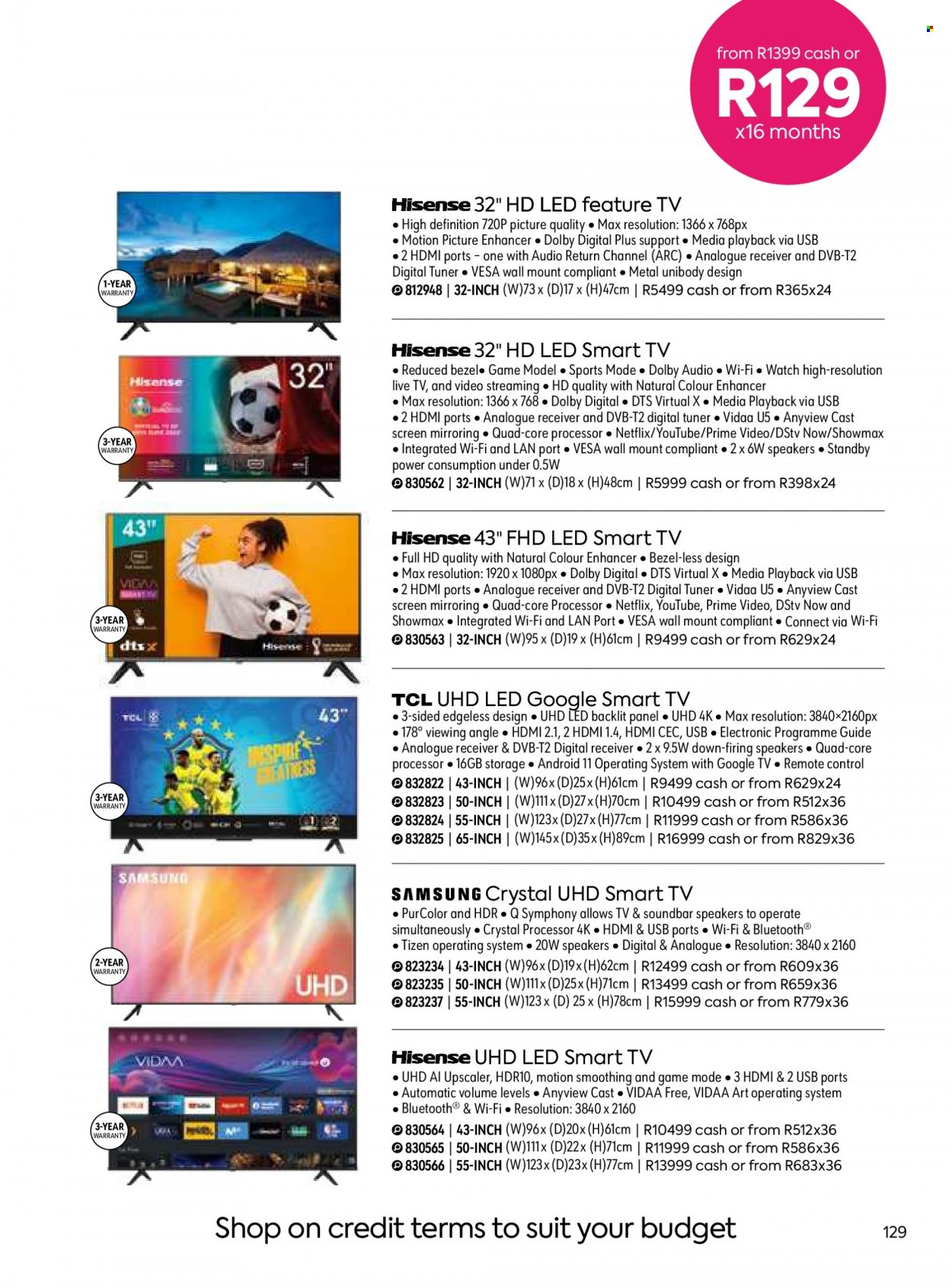 HomeChoice specials. Page 129